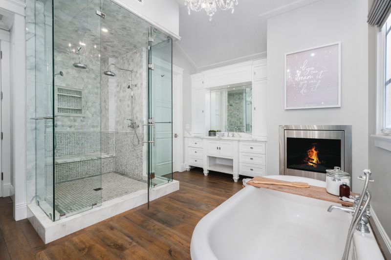 Wide Glass Shower